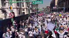 Mexico: Massive Anti-Government March Fills Mexico City Streets Before Chaos Erupts