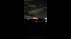 Huge warehouse fire in Little Island, Cork, Ireland
