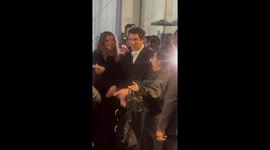 Josh O’Connor Signs Autographs at “Knives Out: Wake Up Dead Man” LA Premiere