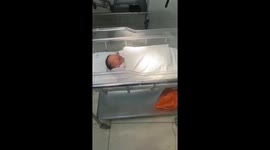 Abandoned baby girl found ALIVE stuffed inside toilet tank