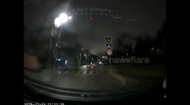 Delivery rider injured in collision inside courtyard in St. Petersburg, Russia