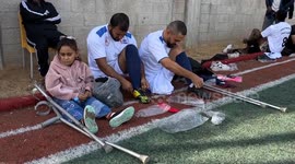 Amputee athletes compete in 'Hope Football Tournament' in Gaza
