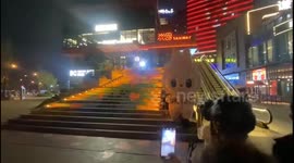 Stair Descent Fail on a Dirt Bike 