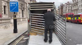 Budget 2025: Farmers bring out a cow in Westminster during a protest against inheritance tax