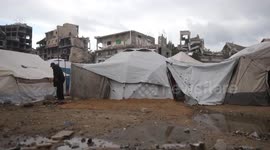 Heavy winter rains worsen humanitarian crisis in war-ravaged Gaza
