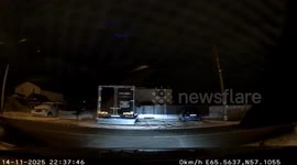Unexpected chase by traffic police officers in Tyumen, Russia