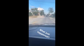 Car Ends Up on Gravel Pile