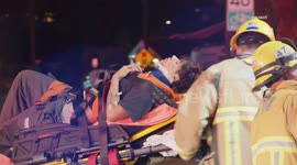 US, Los Angeles: Simi Valley 1 Trapped And Extricated In Suspected DUI Crash