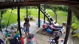 Grandmother and baby survive being electrocuted while plugging in fan