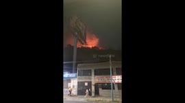 Mexico: Fire Erupts on Cerro del Tepeyac in Mexico City