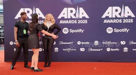 Tyra Banks arrives in the red carpet for the 2025 ARIA Awards, Sydney, Australia