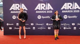 Pip Edwards arrives on the red carpet for the 2025 ARIA Awards, Sydney, Australia