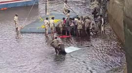 Wild elephant trapped in 20-foot-wide canal for over 2 days, rescued following 3-hour-long operation
