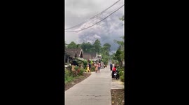 Mount Semeru volcano eruption forces evacuations as ash looms over homes
