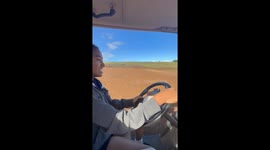 'I'm not letting her drive again,' says dad after daughter flips golf buggy