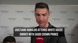Cristiano Ronaldo Attends White House Dinner With Saudi Crown Prince