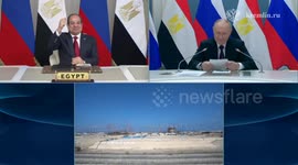Sisi, Putin join ceremony marking construction of first Egyptian nuclear power plant