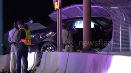 US, Phoenix: Phoenix 79th Avenue HOV Bridge Extrication Crash