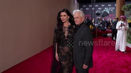 UNCAPTIONED: Michael Douglas and Catherine Zeta-Jones celebrate 25th wedding anniversary