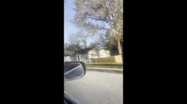 Car Crashed Vertically Through Home's Roof