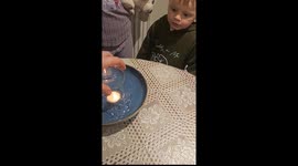 Candle-in-a-cup experiment sparks 19.9M views as kids react in awe