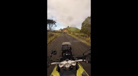 Typical Traffic in the New Zealand Countryside