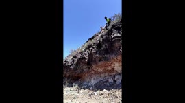 Man Demonstrates the 