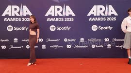 Singer Gretta Ray arrives on the red carpet for the 2025 ARIA Awards, Sydney, Australia