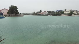 Lake Mead rises after powerful storms in Las Vegas, Nevada, USA