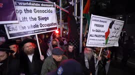 Tensions rise at “No Stolen Land” protest in New York