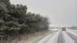 Heavy Snowfall Shrouds North York Moors as Dashcam Captures Rapidly Worsening Conditions
