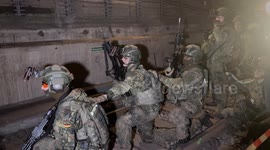 Bundeswehr Trains for Urban Combat in Berlin Subway Tunnel
