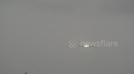 Qantas Airbus A380 aircraft landing at Sydney Airport from Singapore