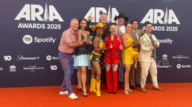 The Wiggles arrive on the red carpet for the 2025 ARIA Awards, Sydney, Australia
