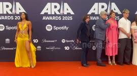 Pania arrives on the red carpet for the 2025 ARIA Awards, Sydney, Australia