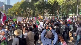 Mexico: Gen Z-Led Protesters March Through Mexico City on Revolution Day