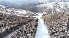 China: Ski resorts in China usher in new season with first snowfall