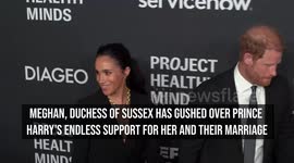 Meghan, Duchess of Sussex raves about marriage to Prince Harry: 'He loves me boldly'