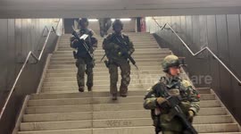 Germany: Bundeswehr Trains for Urban Combat in Berlin Subway Tunnel