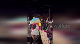 US: Eric Cartman Steals Show At Charlotte Anti ICE Protest