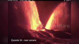 US: Record Lava Fountains Blast From Kilauea Summit Eruption