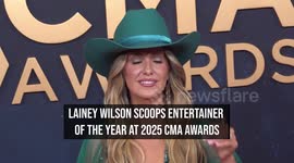IN CASE YOU MISSED IT: Lainey Wilson scoops Entertainer of the Year at 2025 CMA Awards