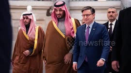 UNCAPTIONED: Saudi Crown Prince Bin Salman Meets Congress Amid U.S. Investment Surge