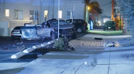 US, Los Angeles: Alhambra Officer In Critical Condition After Pursuit Crash With 1 Fatal Part 3