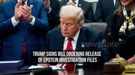 Trump Signs Bill Ordering Release of Epstein Investigation Files