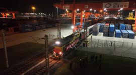 China: Xi'an launches first timetabled China-Europe freight train to prague