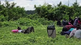 Suspected scam compound workers arrested while fleeing through Thai border as Burmese forces intensify raids