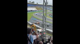 F1 multi-car incident during wet conditions at Autódromo José Carlos Pace in São Paulo, Brazil
