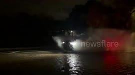 Major flooding sends waves across Grover’s Ave in Arizona, USA