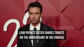 Liam Payne's sister shares tribute on the anniversary of his funeral